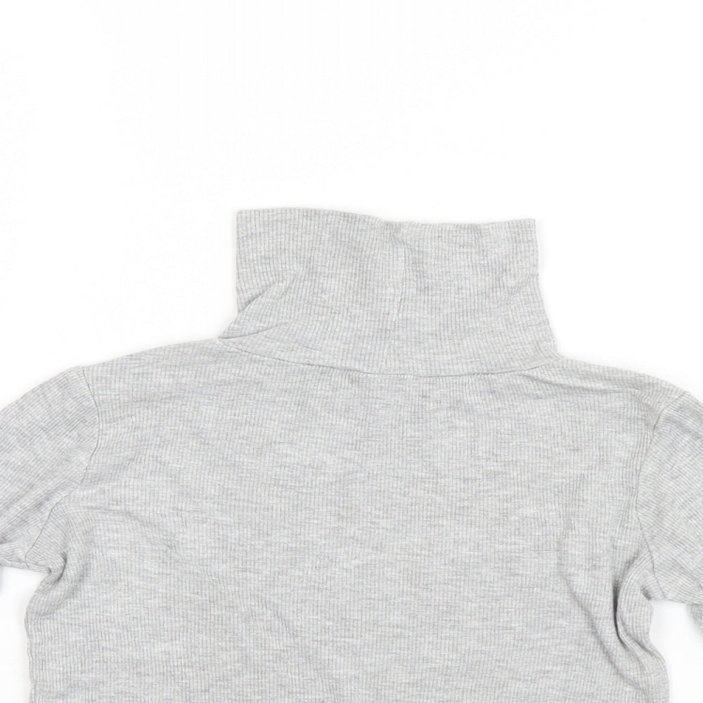 M&S Girls Grey   Pullover Jumper Size 7-8 Years