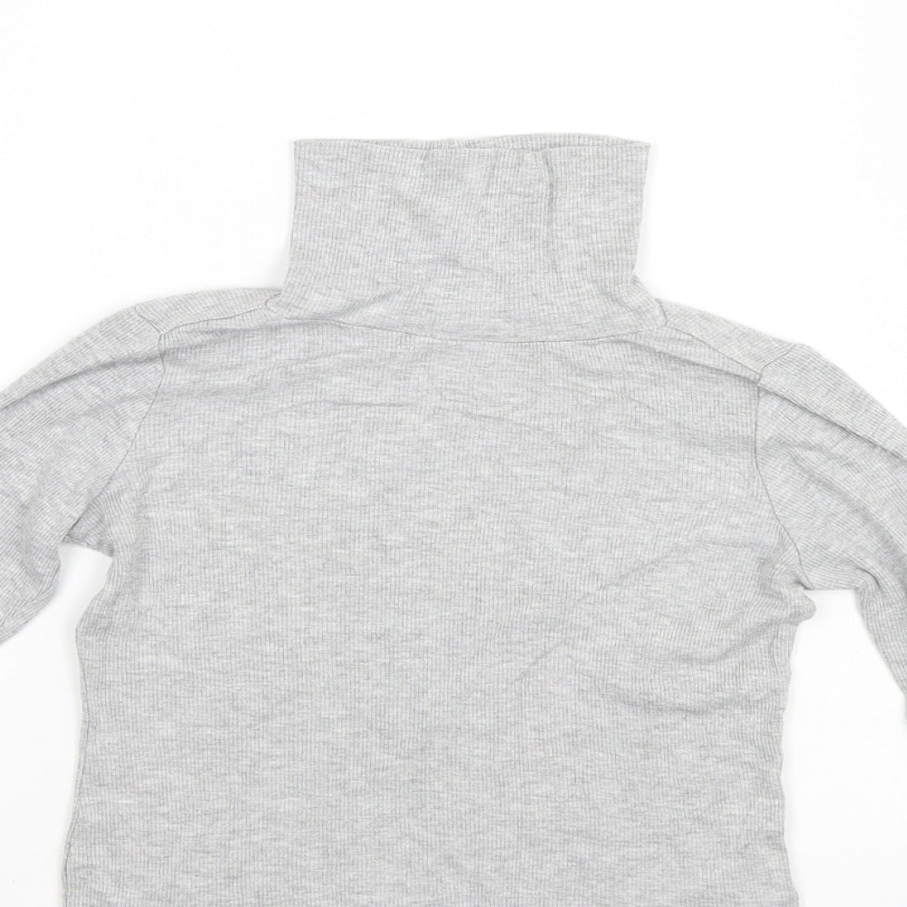 M&S Girls Grey   Pullover Jumper Size 7-8 Years