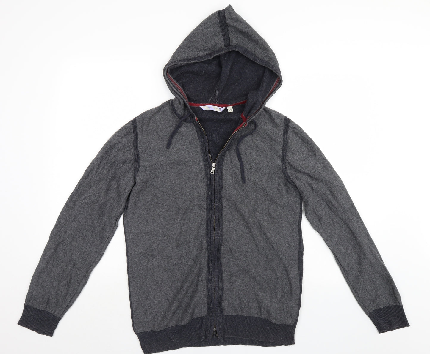 Fat Face Mens Blue   Full Zip Hoodie Size M