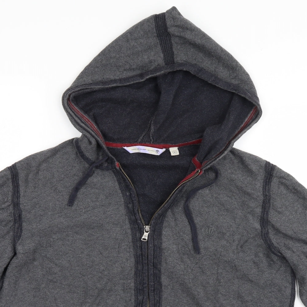 Fat Face Mens Blue   Full Zip Hoodie Size M