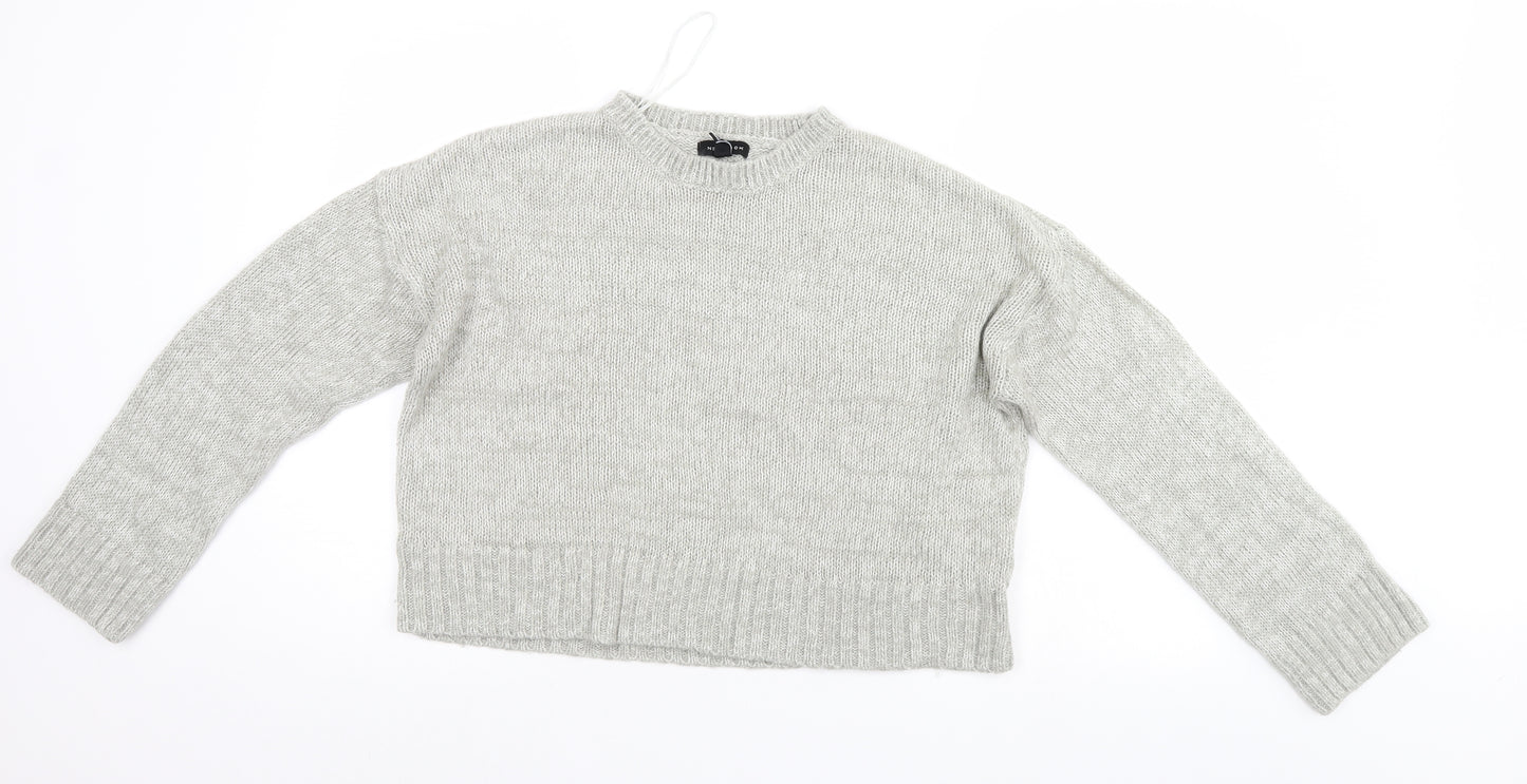 New Look Womens Grey   Pullover Jumper Size M