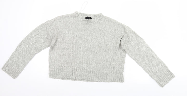 New Look Womens Grey   Pullover Jumper Size M