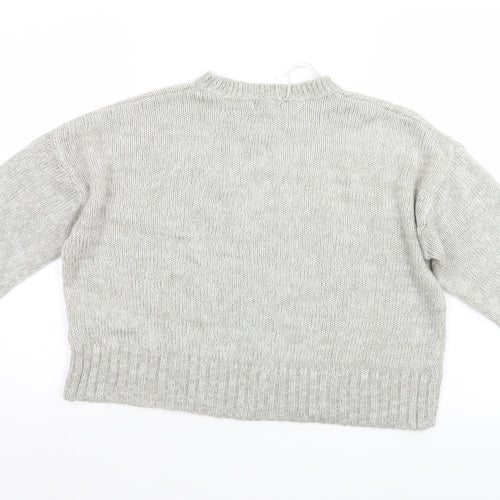 New Look Womens Grey   Pullover Jumper Size M