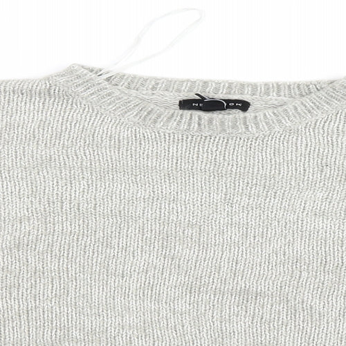 New Look Womens Grey   Pullover Jumper Size M
