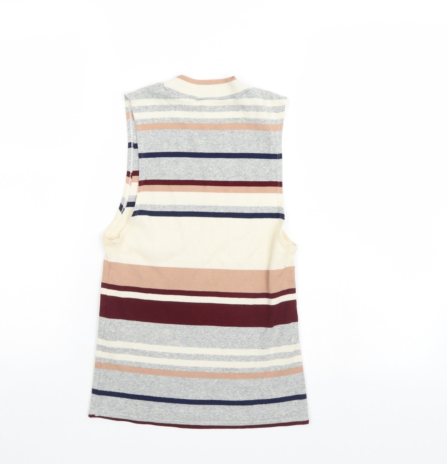 New Look Womens Multicoloured Striped  Basic Tank Size 10