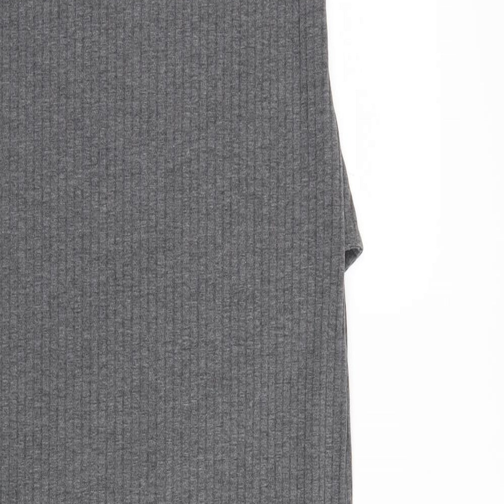 Top Shop Womens Grey   Pencil Dress  Size 16