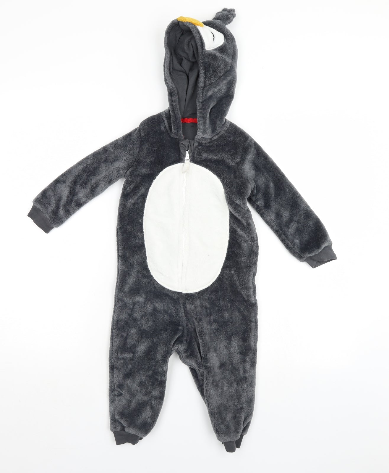 M&S Boys Grey    One Piece Size 12-18 Months