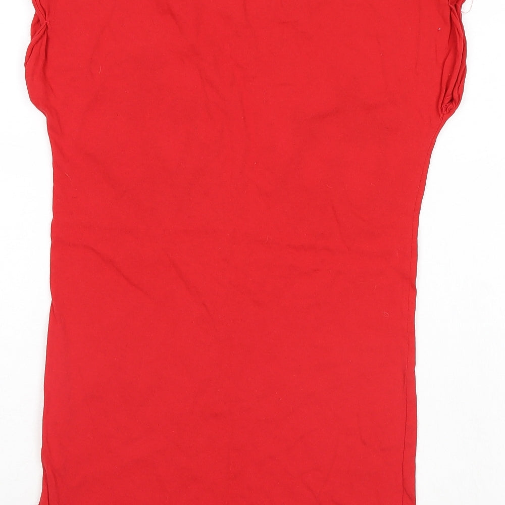 Atmosphere Womens Red   Basic T-Shirt Size 12  - Christmas