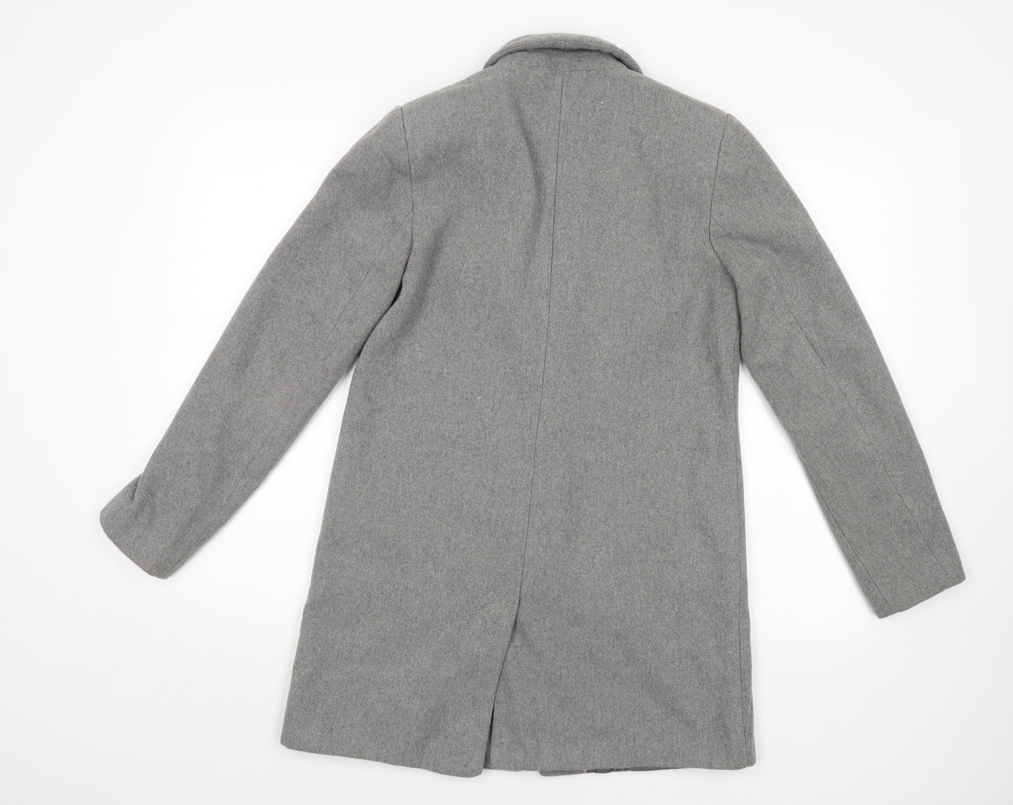 Primark Womens Grey   Overcoat Coat Size 8