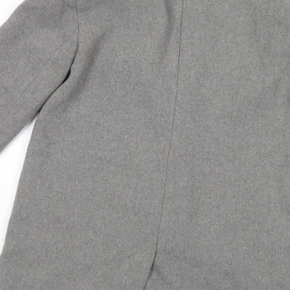 Primark Womens Grey   Overcoat Coat Size 8