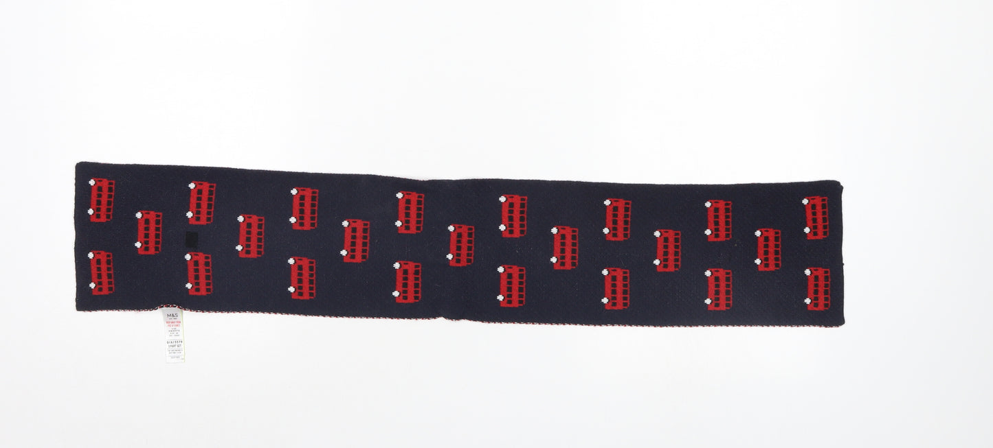 M&S Boys Blue   Scarf  One Size