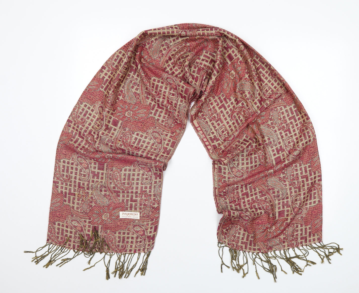 Paskmina Womens Multicoloured Paisley   Scarf