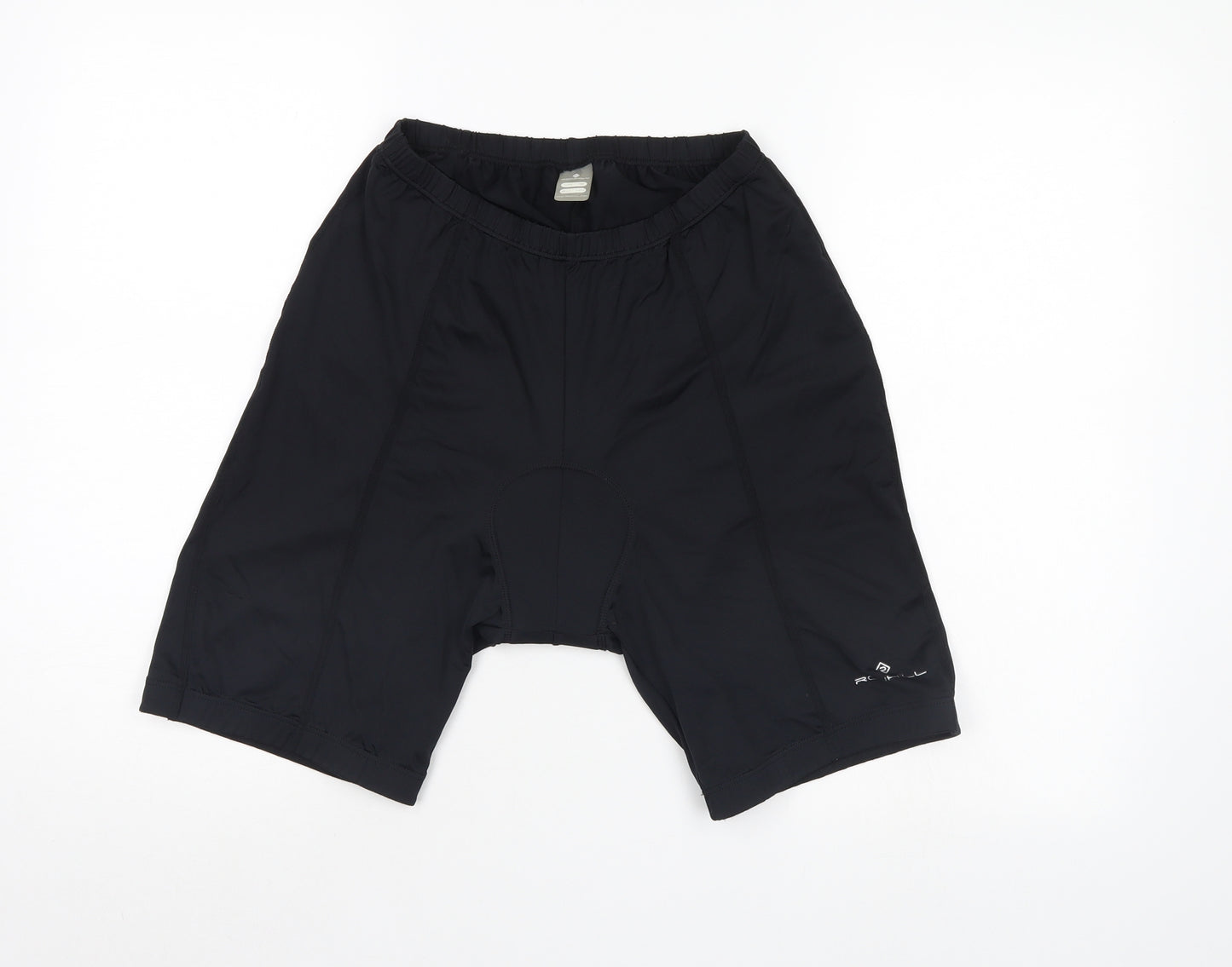 Ronhill Womens Black   Biker Shorts Size 16 - elastic waist