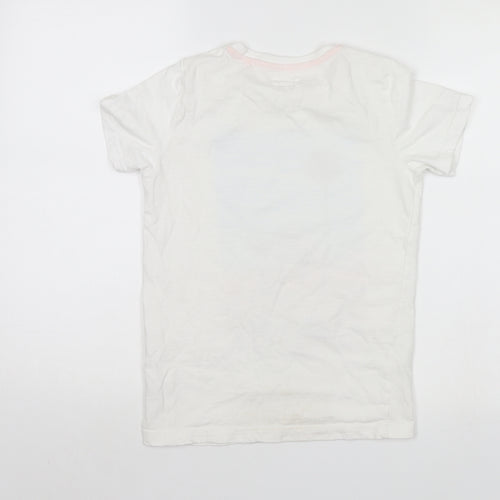 TU Boys White   Basic T-Shirt Size 10 Years