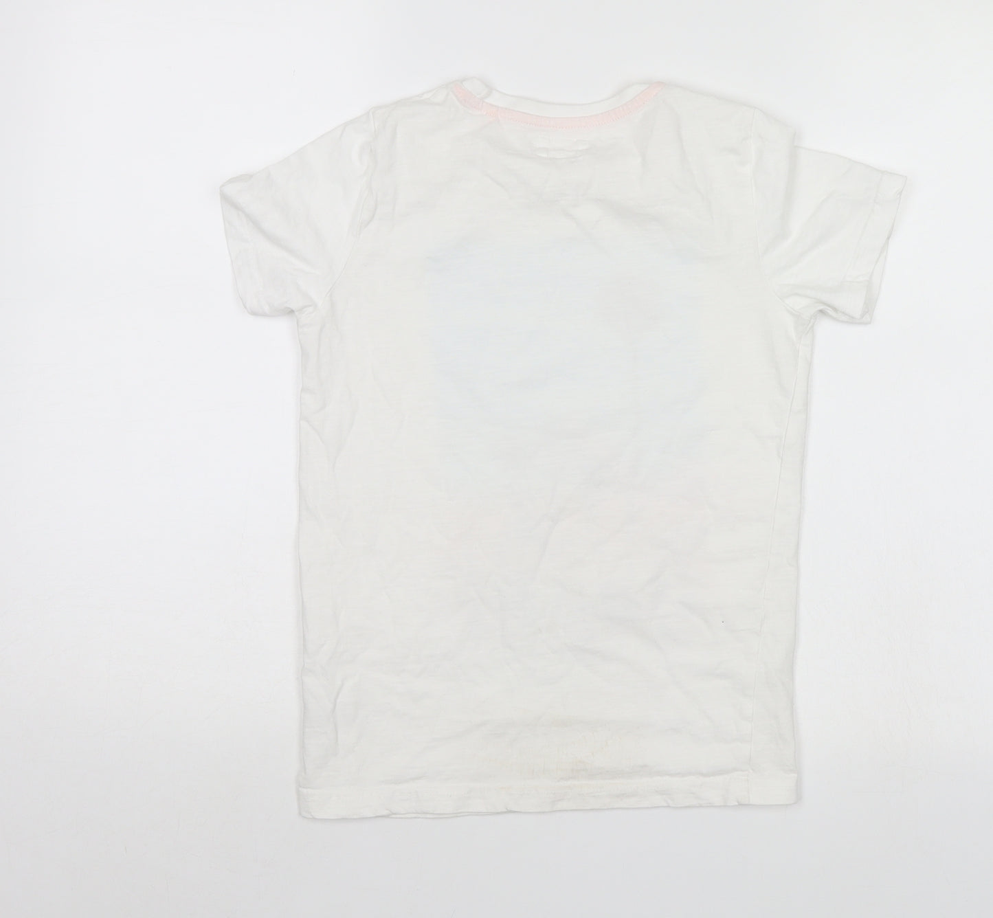 TU Boys White   Basic T-Shirt Size 10 Years