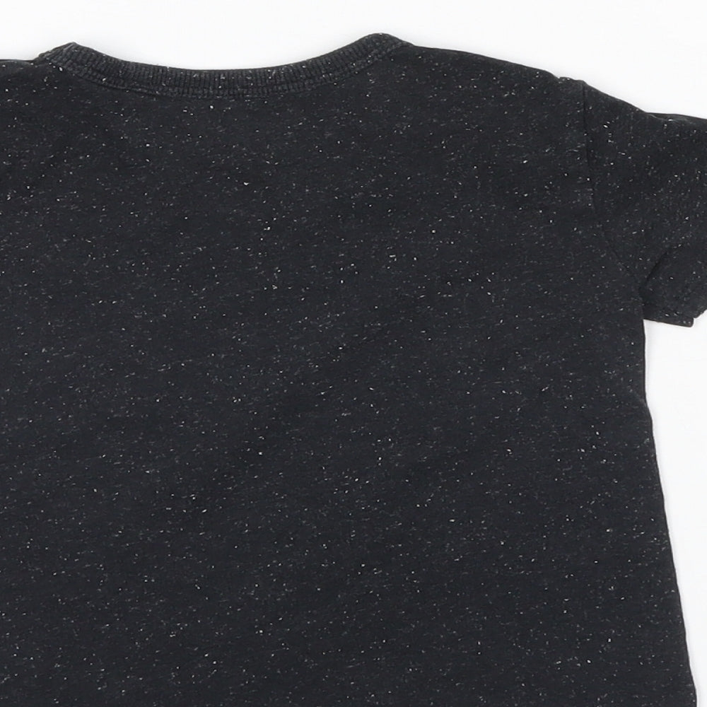NEXT Boys Black   Basic T-Shirt Size 2-3 Years