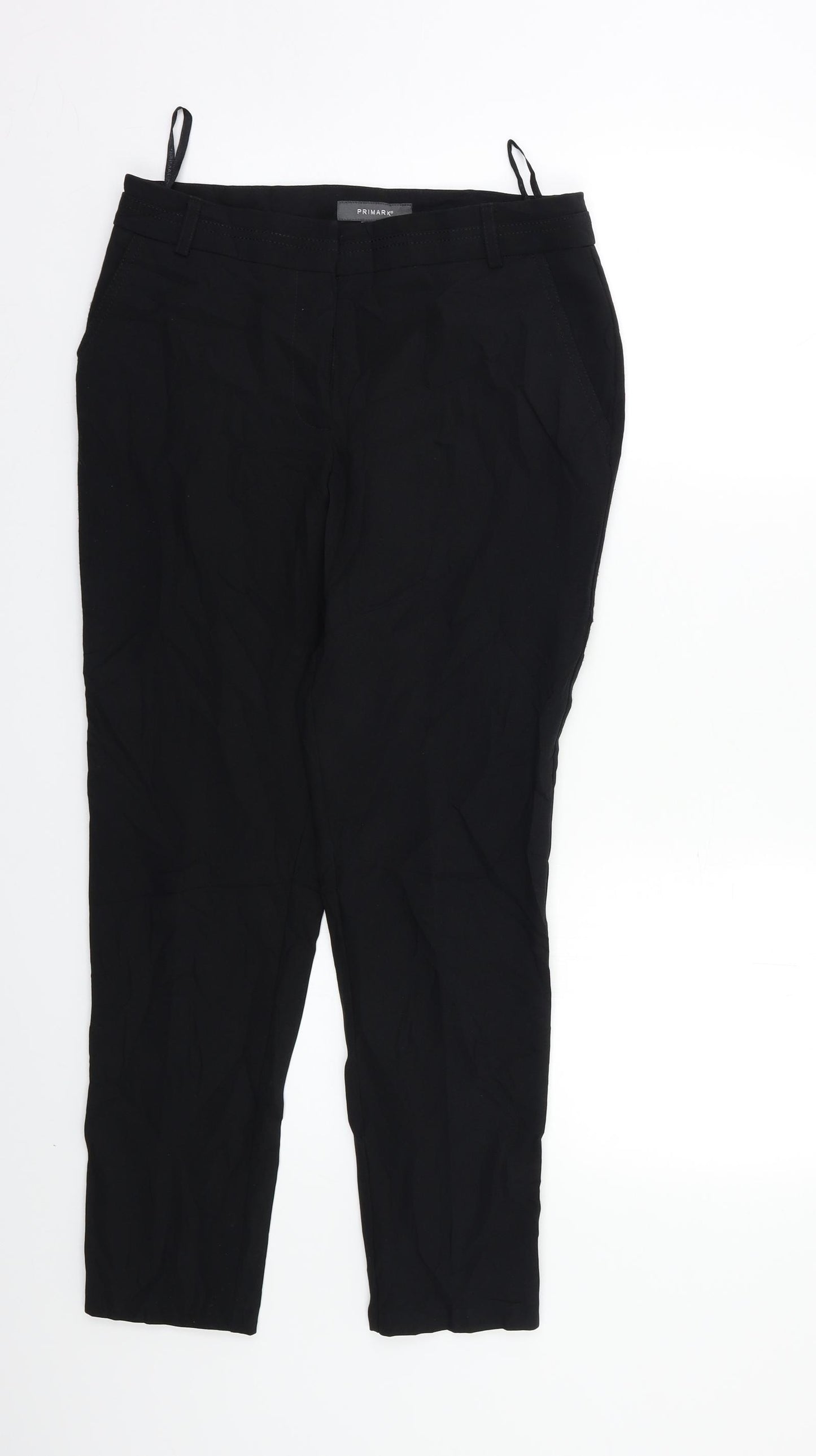 Primark Womens Black   Dress Pants Trousers Size 8 L23 in