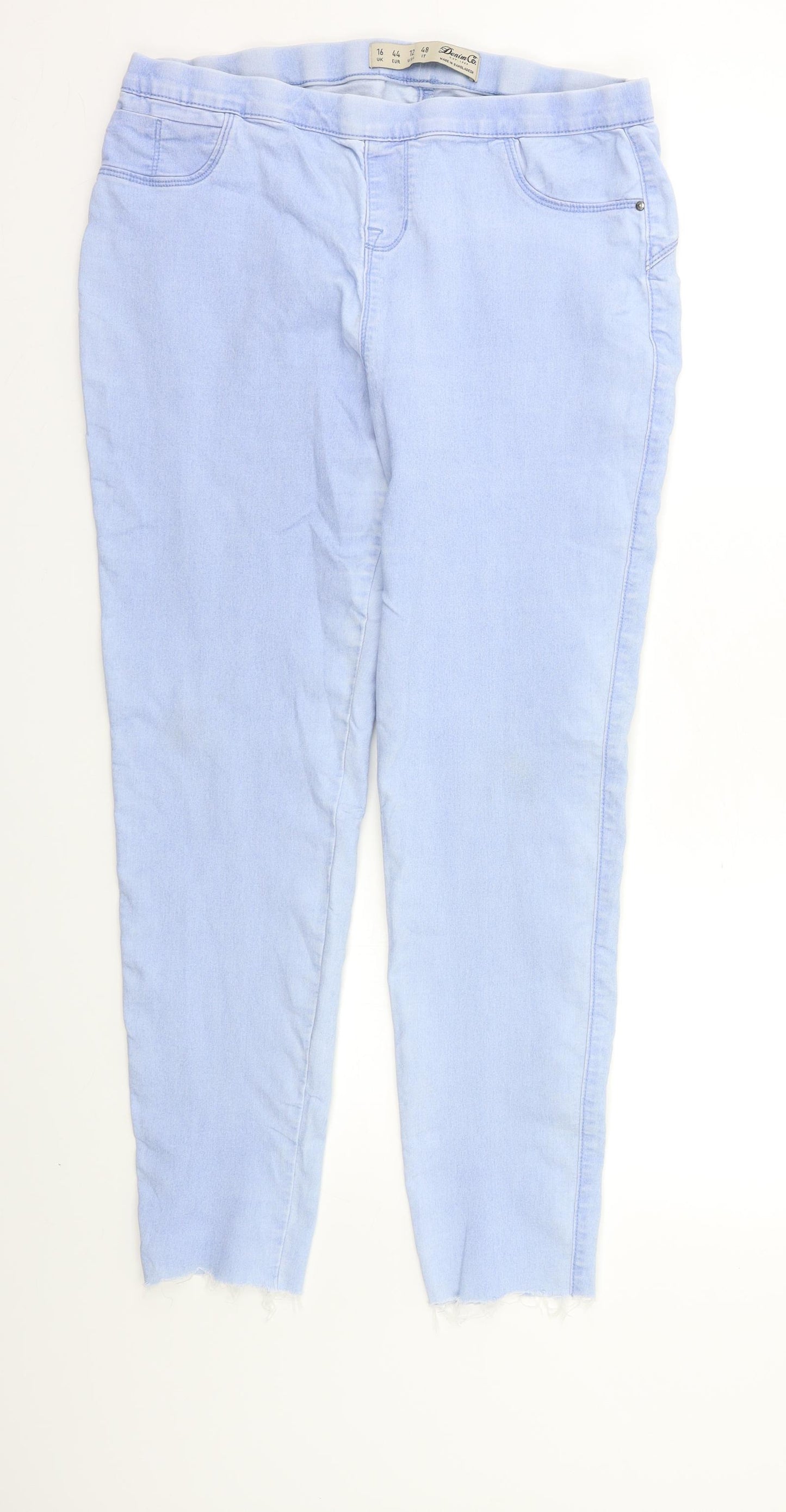 Denim Co Womens Blue   Skinny Jeans Size 16 L26 in