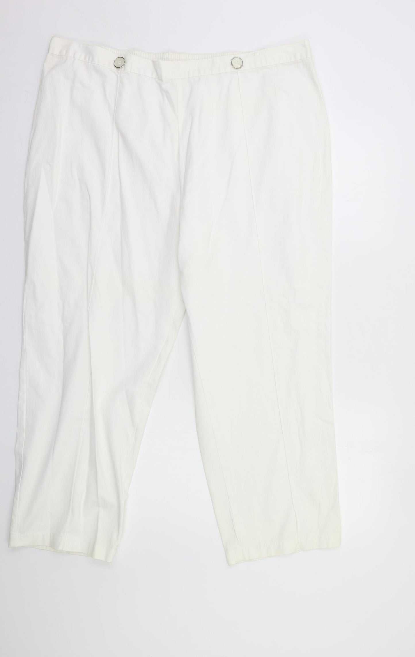M&S Womens White   Jegging Jeans Size 22 L25 in