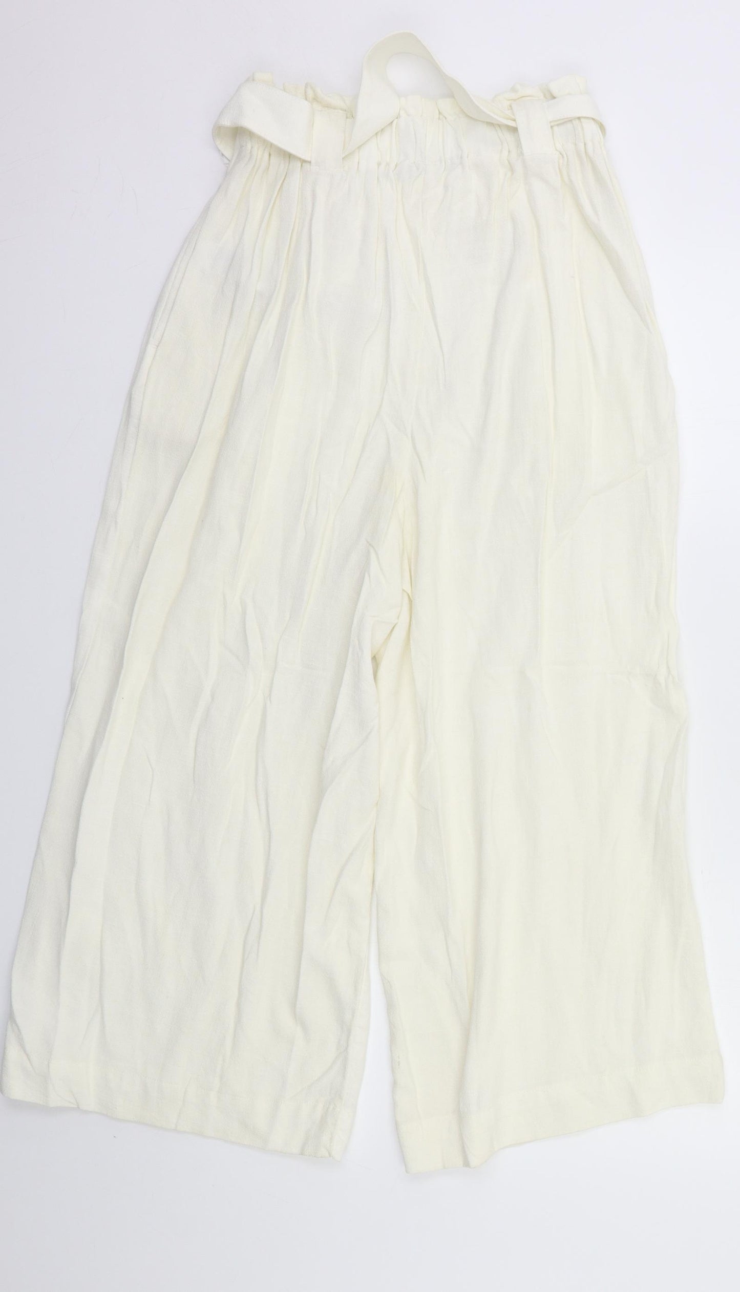 New Look Womens White   Flared Jeans Size 8 L24 in