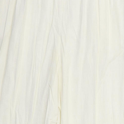 New Look Womens White   Flared Jeans Size 8 L24 in