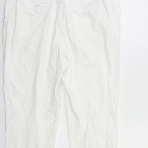 TU Womens White   Straight Jeans Size 14 L21 in