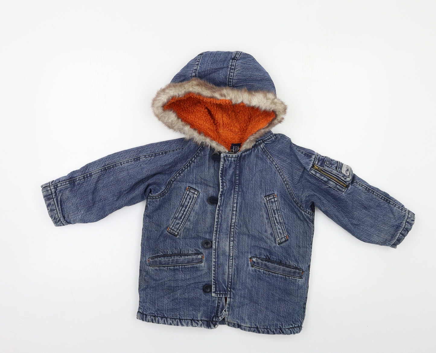 Gap Boys Blue   Basic Jacket Jacket Size 4 Years