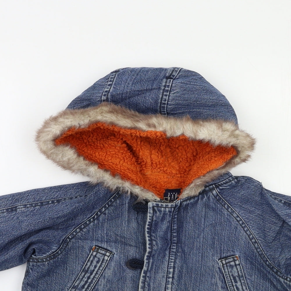 Gap Boys Blue   Basic Jacket Jacket Size 4 Years