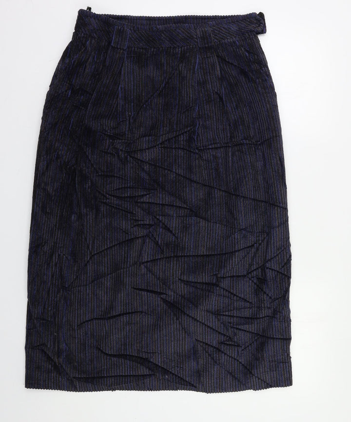 Bogner Womens Blue   A-Line Skirt