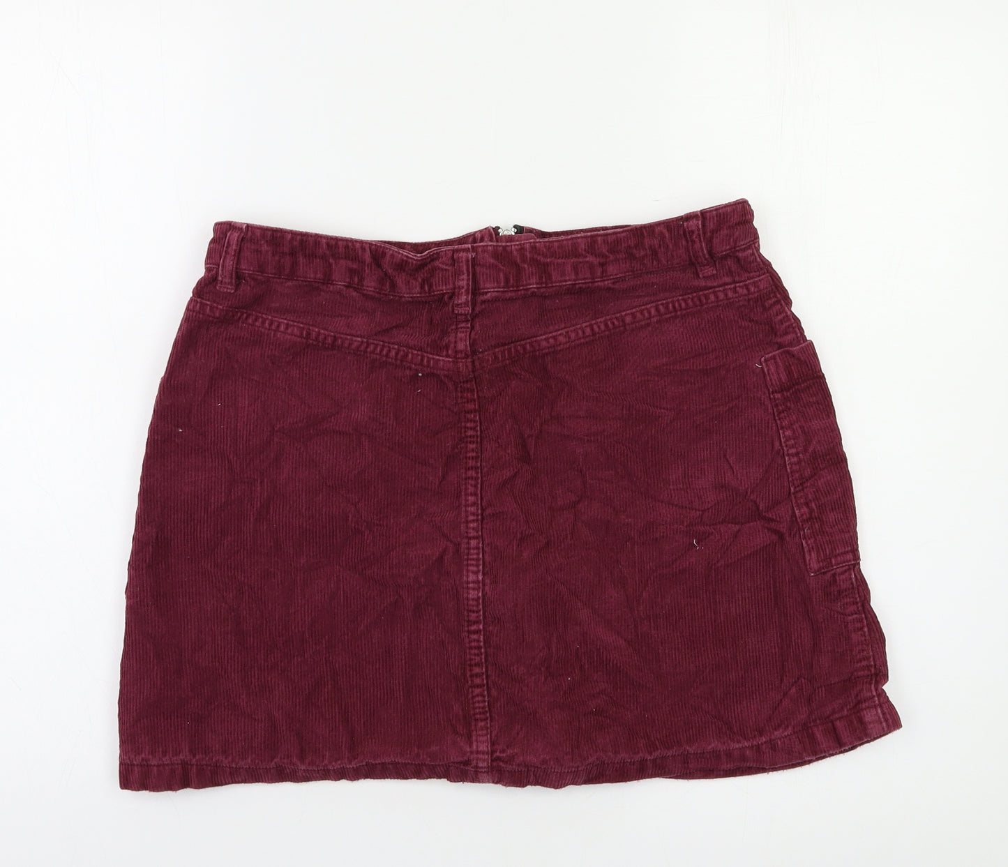 Topshop Womens Red   Maxi Skirt Size 12