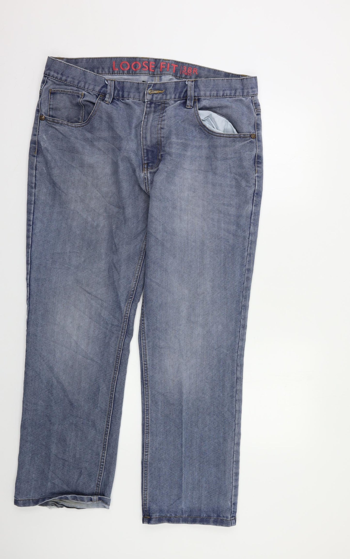 NEXT Mens Blue   Straight Jeans Size 38 L30 in