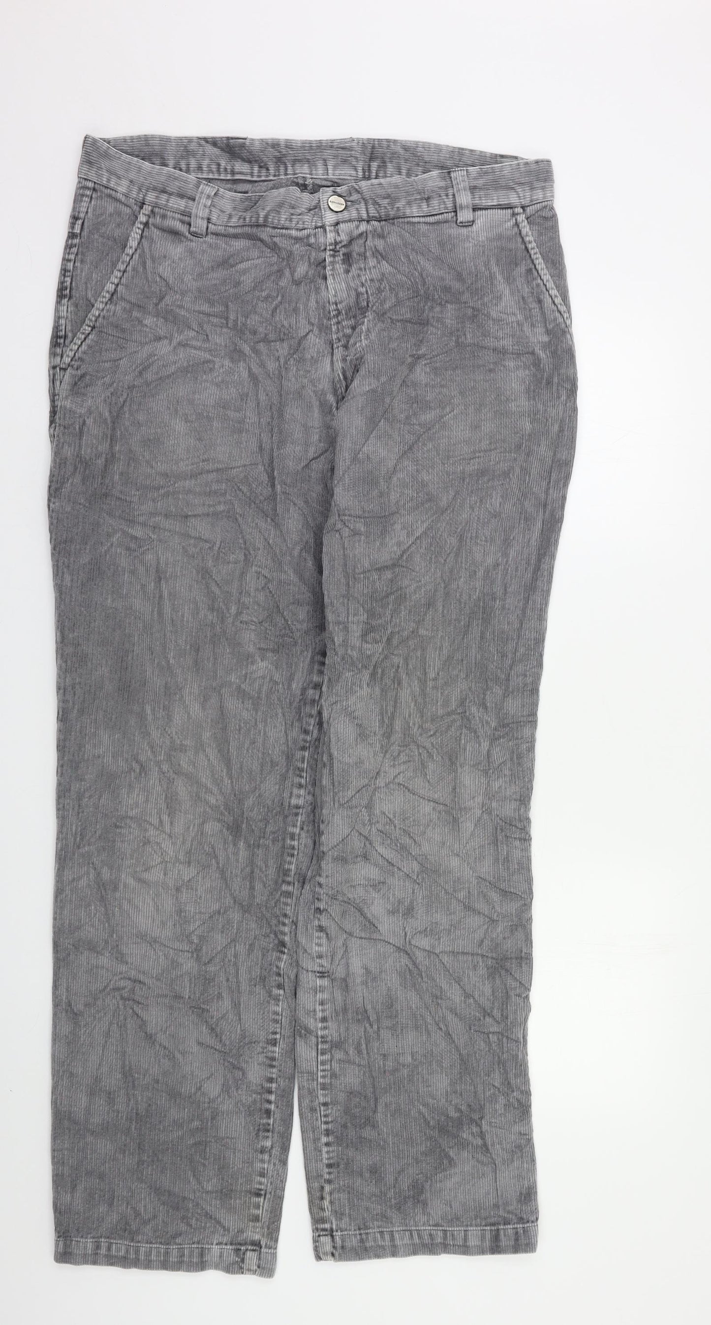 REDGREEN Mens Grey   Trousers  Size 34 L30 in