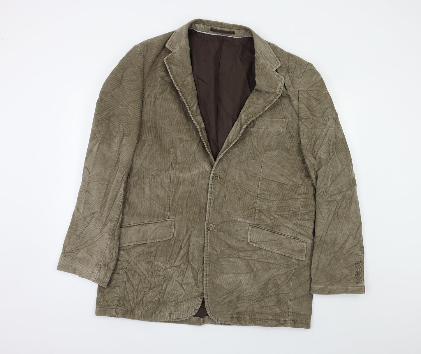 Racing Green Mens Beige   Jacket Blazer Size L