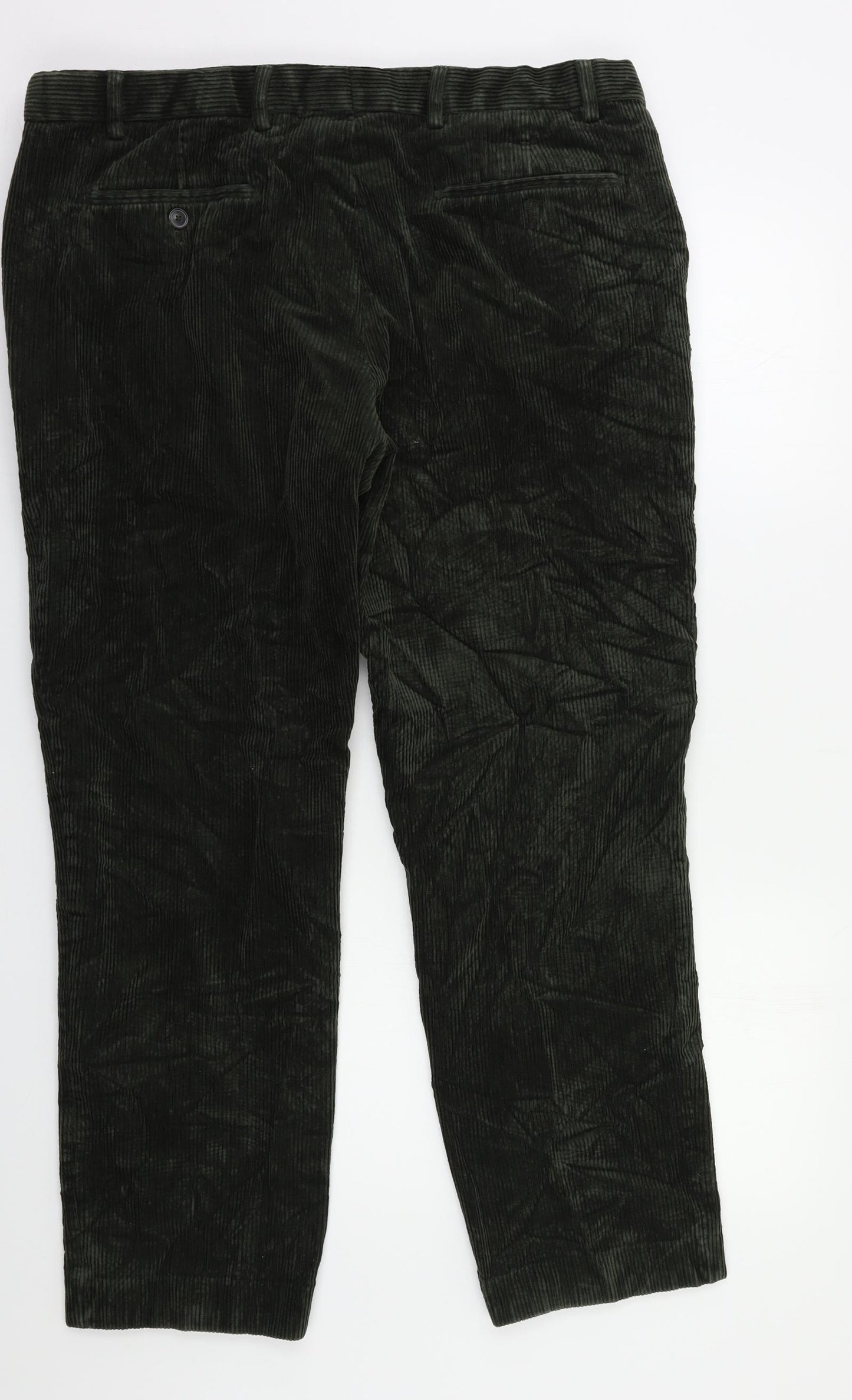 M&S Mens Green   Trousers  Size 38 L31 in