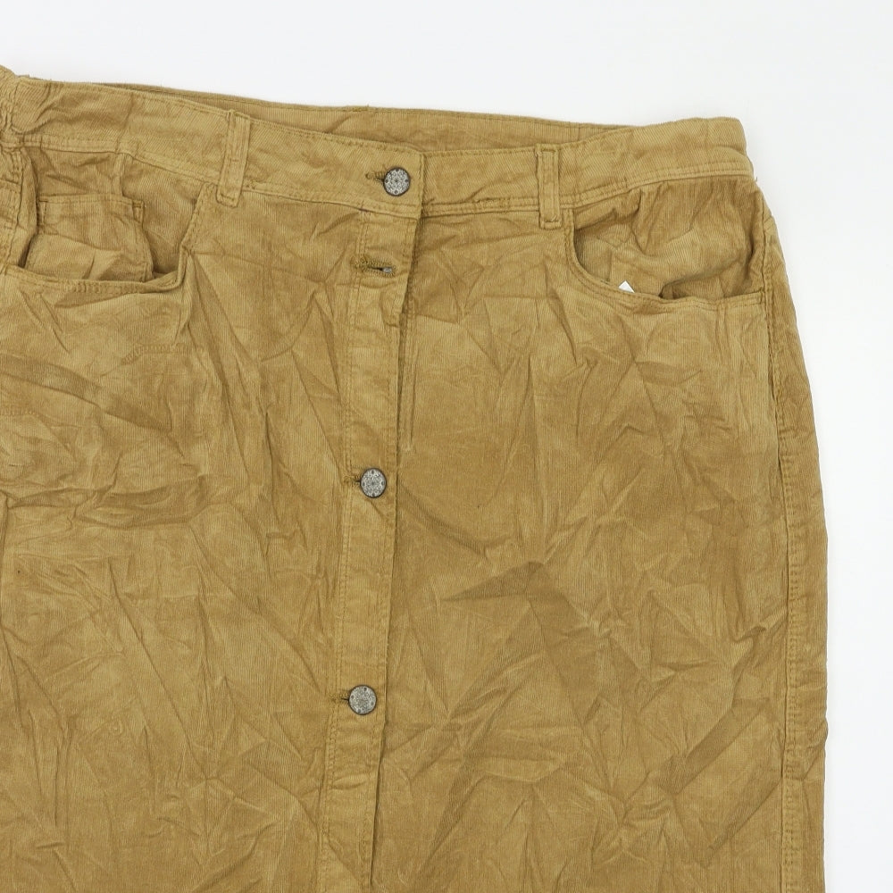 Marisota Womens Beige   Cargo Skirt Size 20