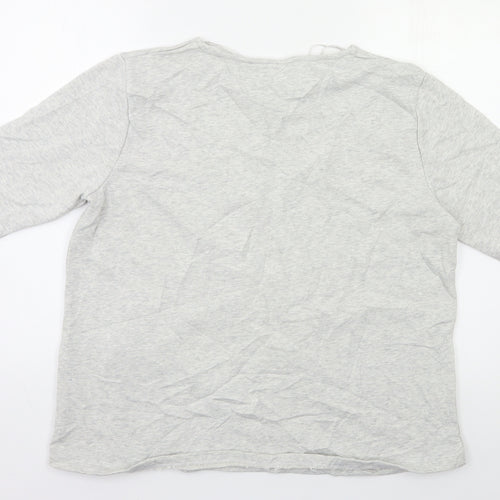 A Christmas To Remember Womens Grey   Pullover Sweatshirt Size L  - Xmas