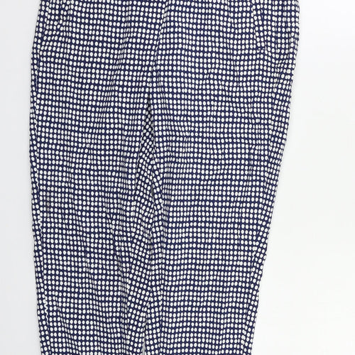 H&M Womens Grey Polka Dot  Trousers  Size S L24 in