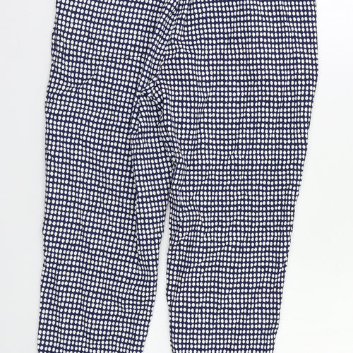 H&M Womens Grey Polka Dot  Trousers  Size S L24 in
