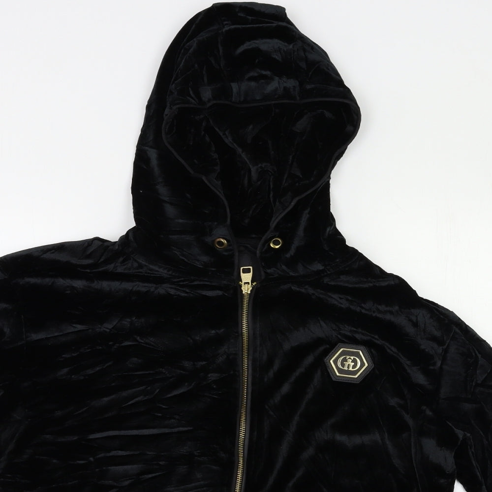 Glorious Gangsta Womens Black   Full Zip Hoodie Size M