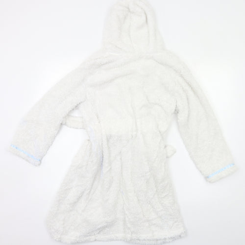 Disney Girls White Solid  Kimono Robe Size 9-10 Years  - Frozen