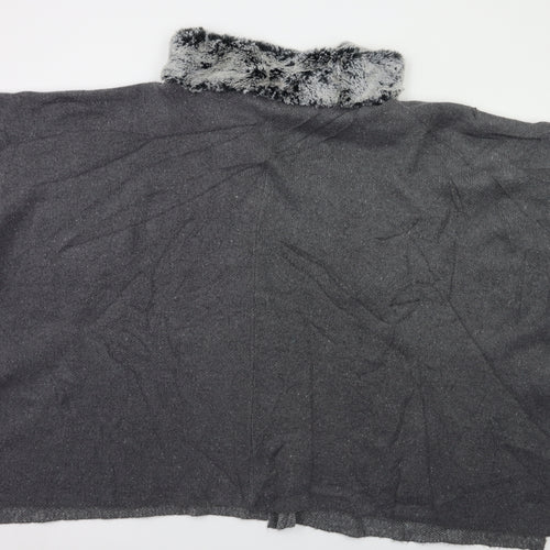 M&S Womens Grey   Overcoat Coatigan Size L