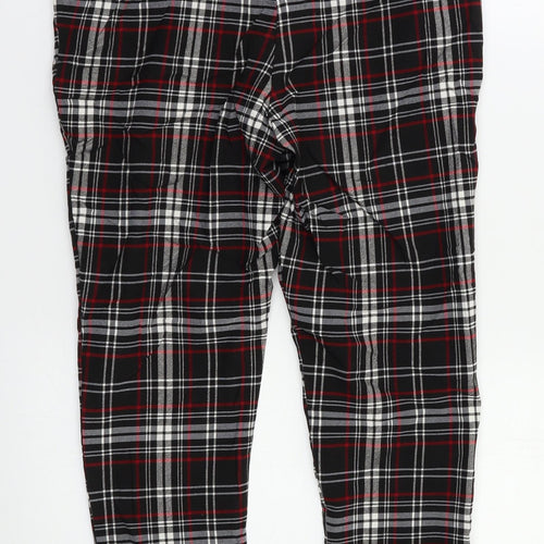 New Look Womens Multicoloured Check  Trousers  Size 16 L23 in