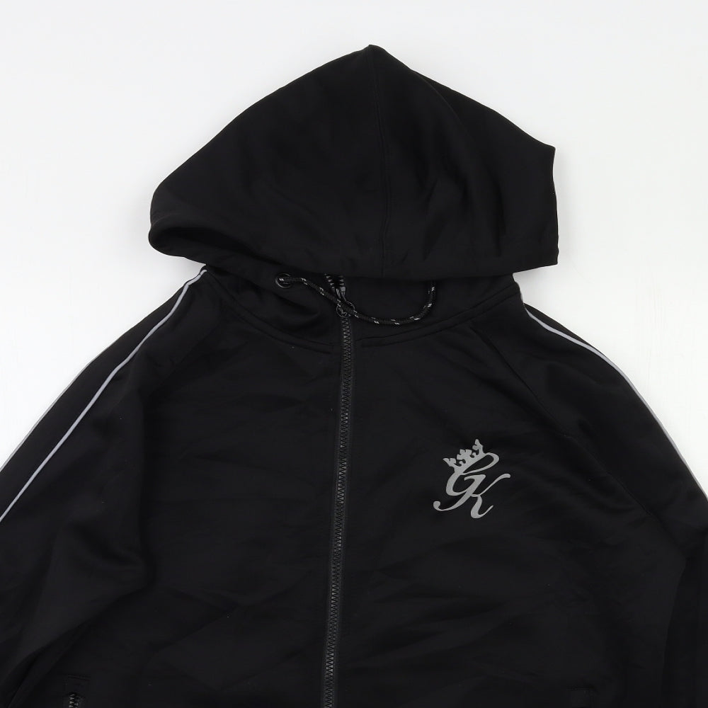 Gym King Womens Black   Full Zip Hoodie Size M