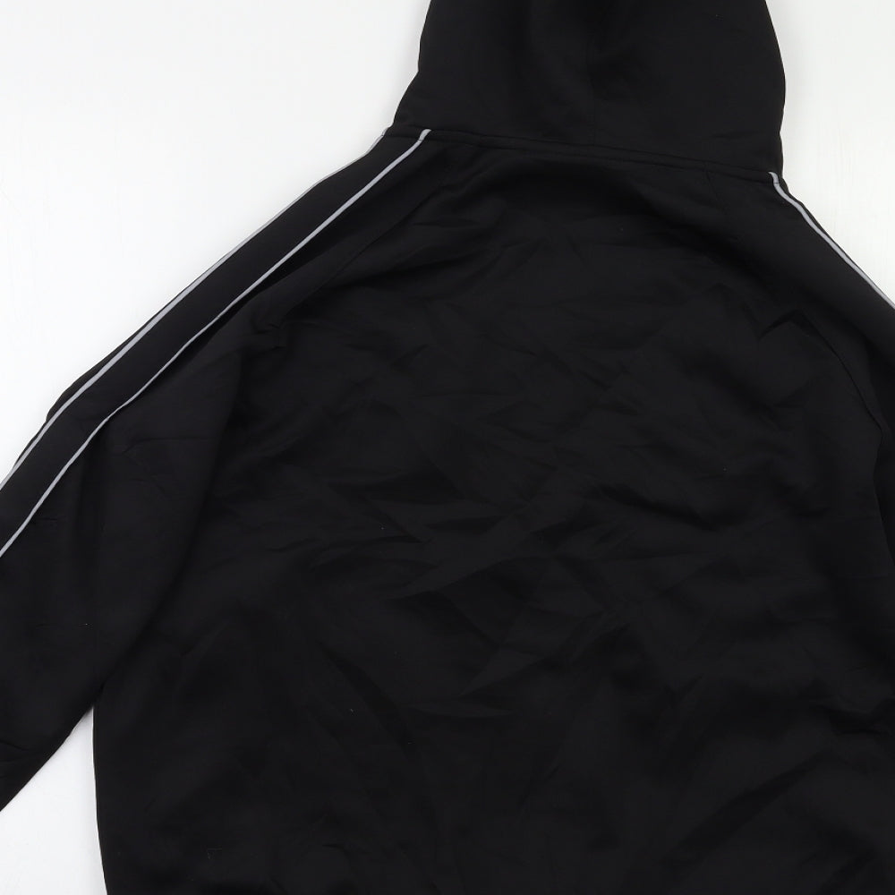 Gym King Womens Black   Full Zip Hoodie Size M