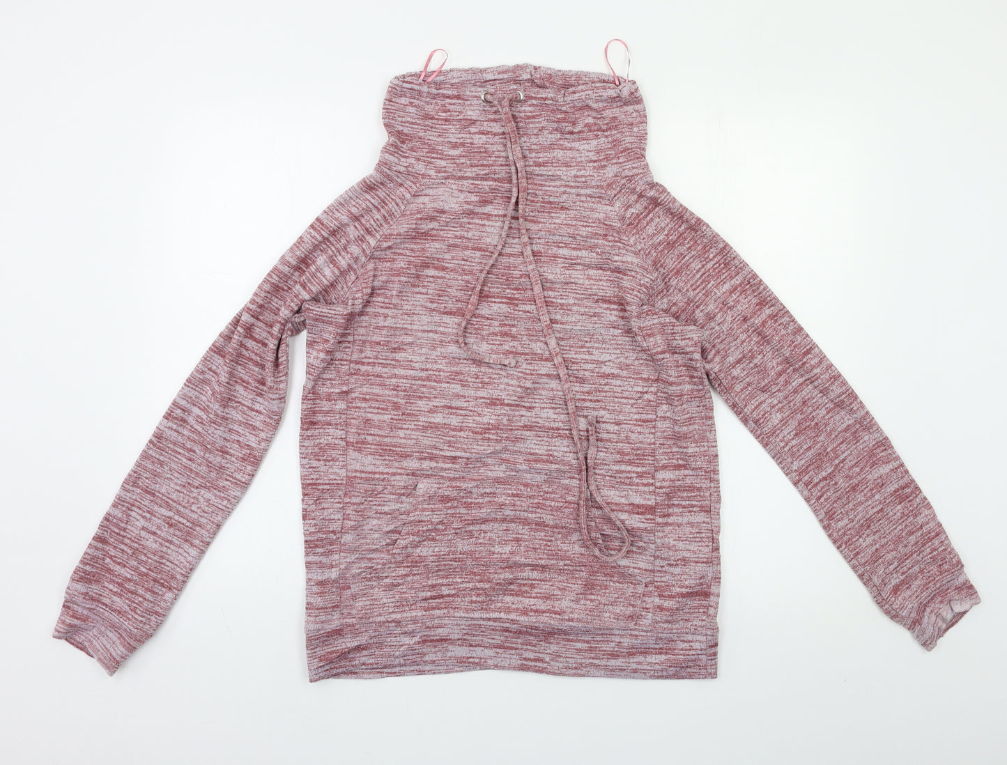 Select Womens Red   Pullover Sweatshirt Size 8