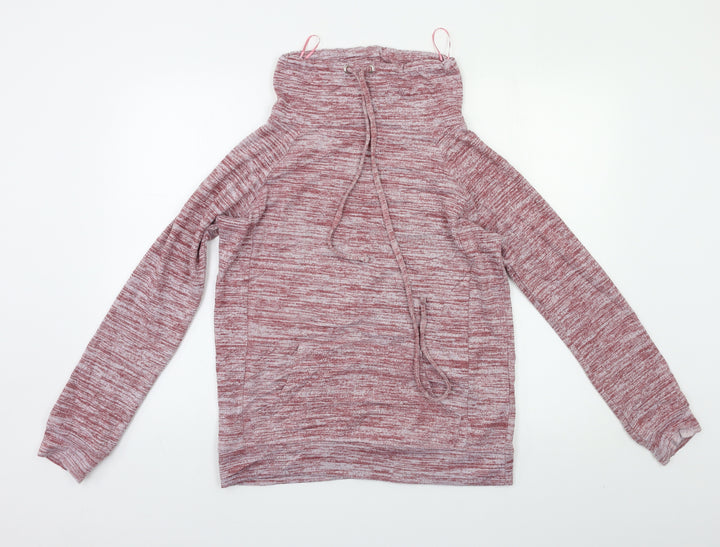 Select Womens Red Pullover Sweatshirt Size 8
