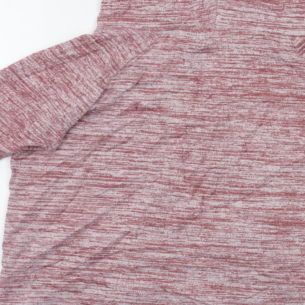 Select Womens Red   Pullover Sweatshirt Size 8