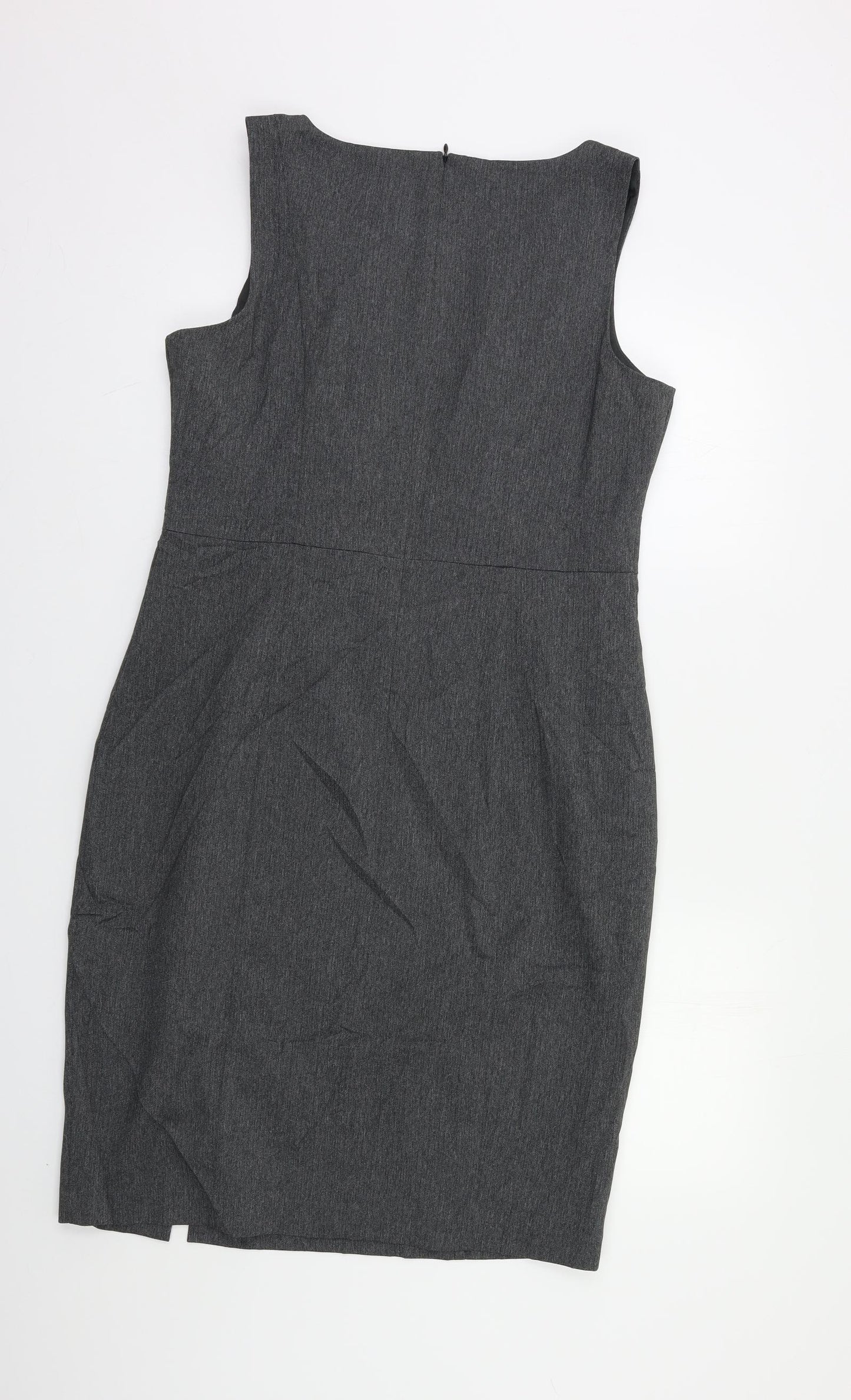 Papaya Womens Grey   Pencil Dress  Size 14