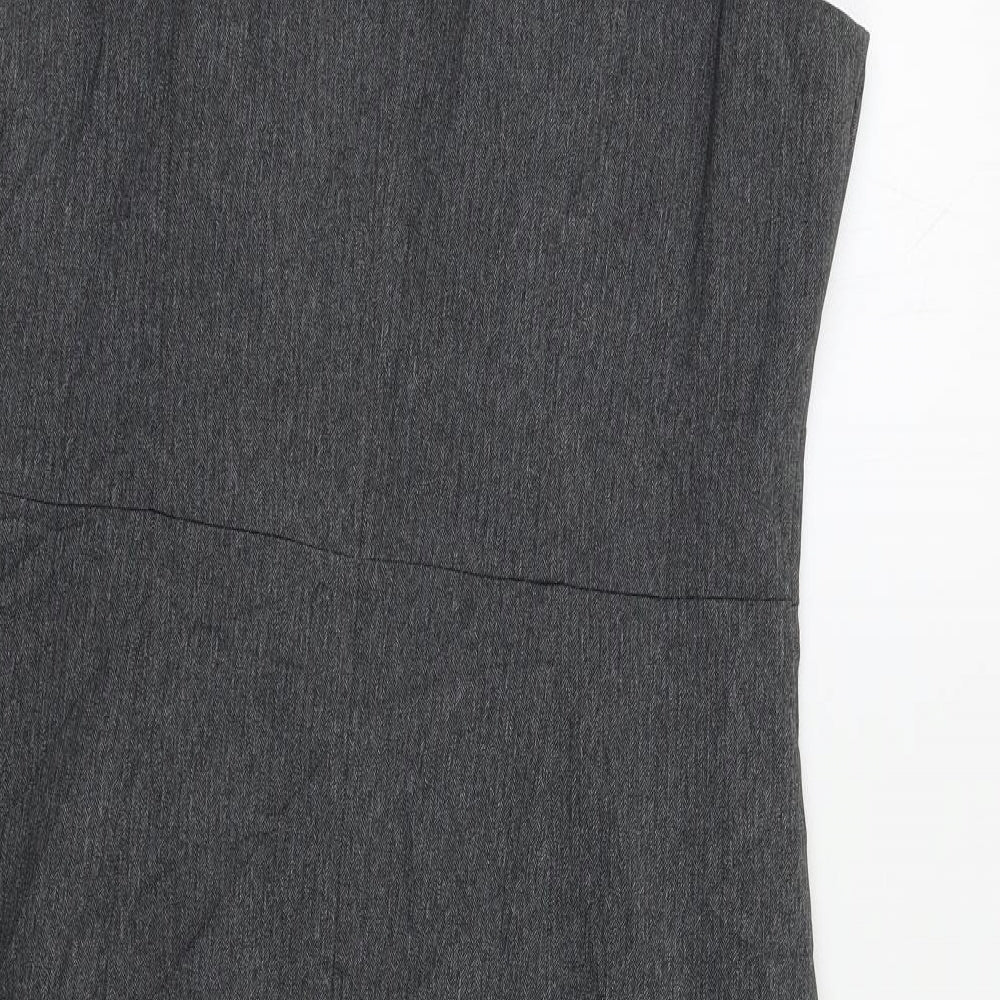 Papaya Womens Grey   Pencil Dress  Size 14