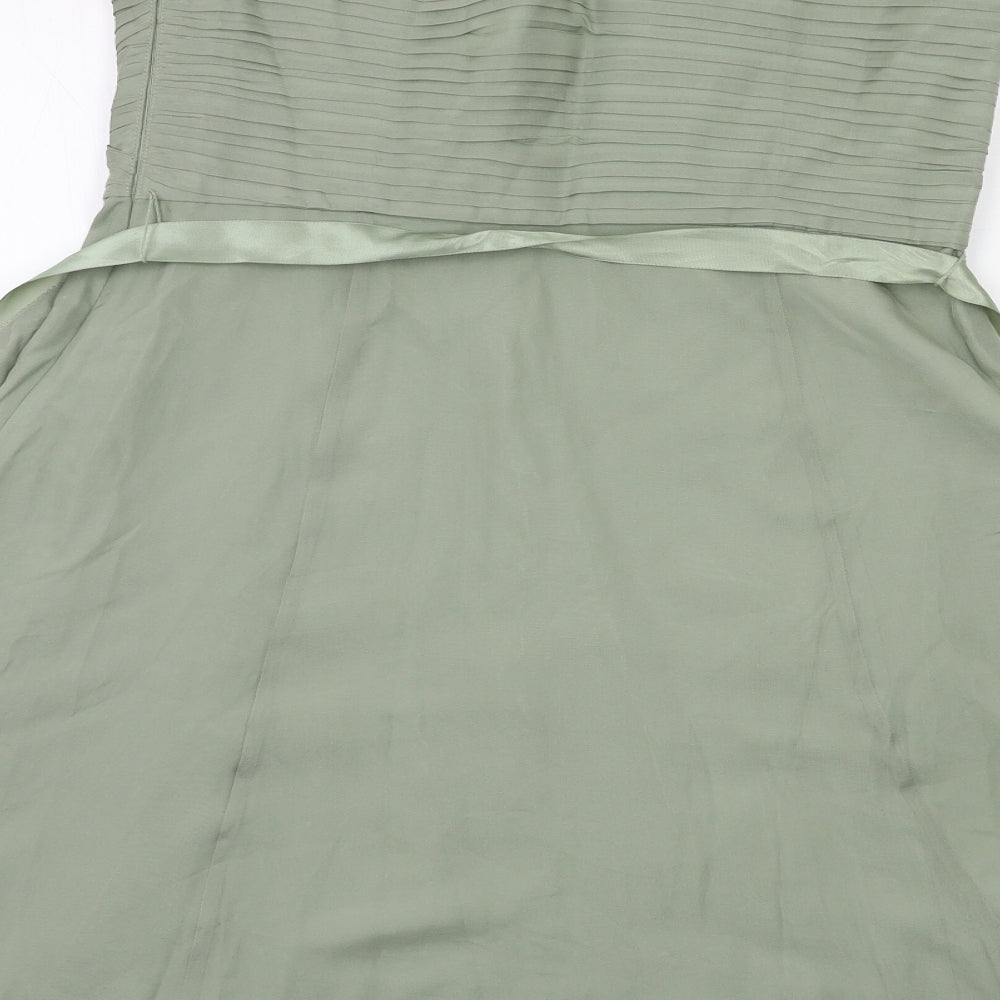 Coast Womens Green   Fit & Flare  Size 14